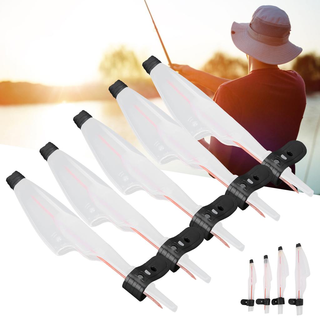 5 шт. пластиковая телескопическая удочка с наконечником для удочки верхняя защита для морской рыбалки Accesso