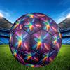 1pc Rainbow Starry Sky Theme Soccer Ball Football, Size 5, Lightweight PVC, Outdoor Training Soccer Ball,Gift j61451