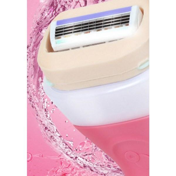 Chic Intuition Женская машинка для удаления волос Lemonberry Breeze с розовой ручкой + бритвенные лезвия, 2 шт., 1 шт., 1 шт., корейское бритвенное лезвие