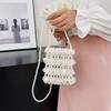 Summer New Hand-woven Beaded Lace Fashion Shoulder Crossbody Small Bag Versatile Mobile Phone Bag