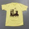 Подарок для фанатов с тура Throbbing Gristle, размеры от S до 5XL, желтая унисекс футболка