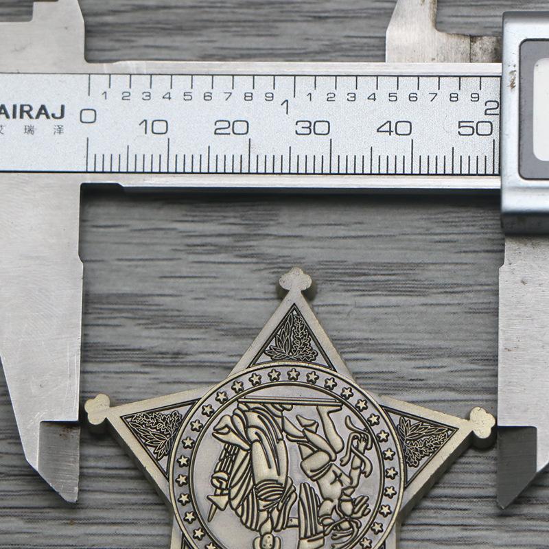 Медаль Почета Мэйхай, Медали, Металлические значки, Стильные значки, Реквизит для кино и телевидения, Рождественский подарок, Наполнители для чулка