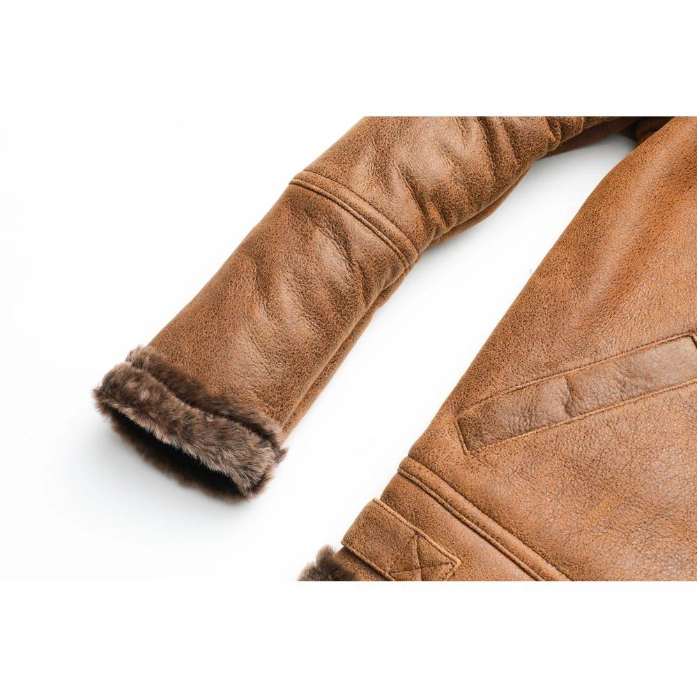 Китайский размер супер качество дубленка мужская мягкая теплая 100% натуральная меховая шуба зимняя мужская кожаная одежда