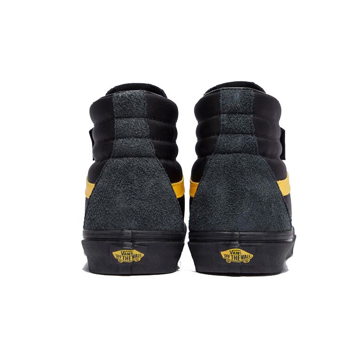 Vans Унисекс Высокие Кеды Sk8-Hi Cordura для Скейтбординга Черно-Желтые VN0A4BV60IV1
