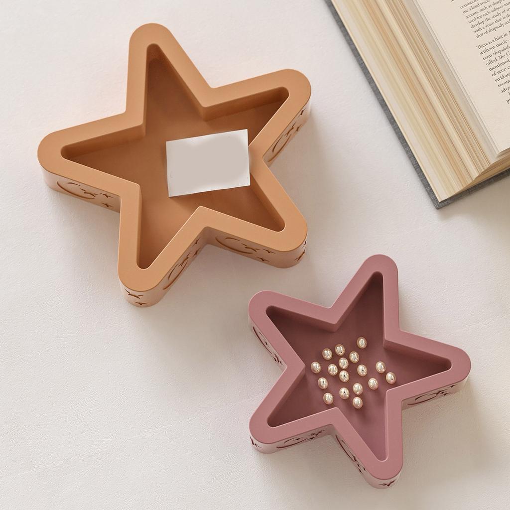 Multipurpose Sturdy Silicone Star Candle Holder Mould Set Portable for Resin Plaster Craft Supplies Assorted Sizes