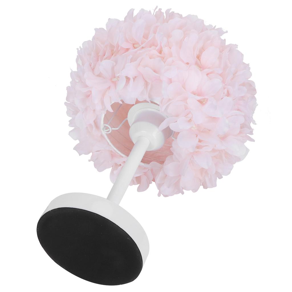 Цветочная настольная лампа прикроватная тумбочка для спальни украшения светло-розовый