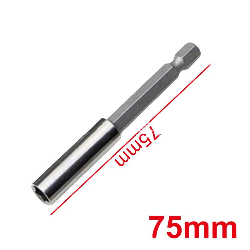 Hexagonal Handle Extended Connecting Rod Magnetic Screw Bits Extension Rod Long Handle Screwdriver Tip Holder Non-Slip Hand Tool