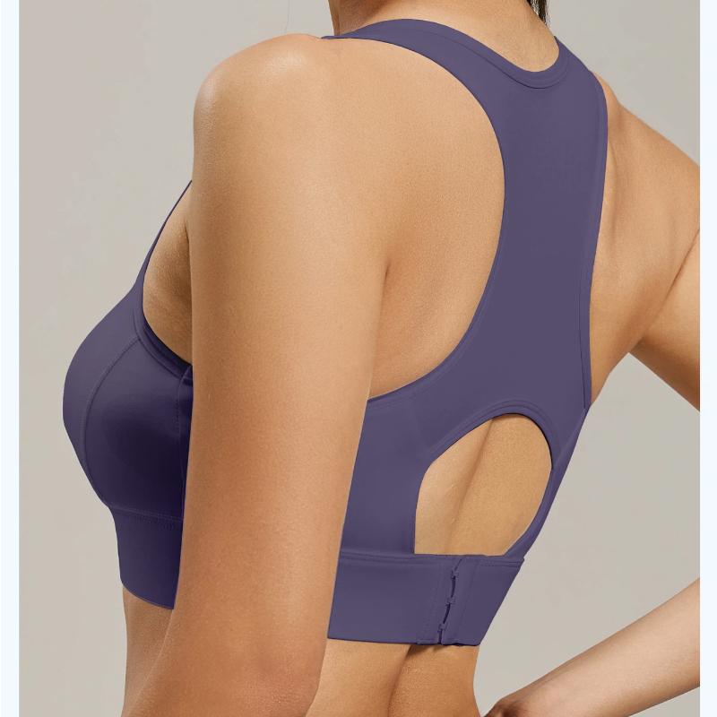 Новый Стиль I-образной формы Спинка на Пуговицах Спортивный Бюстгальтер Женский Высокой Интенсивности Ударопрочный Фитнес Йога Спортивный Бюстгальтер Топ для Женщин