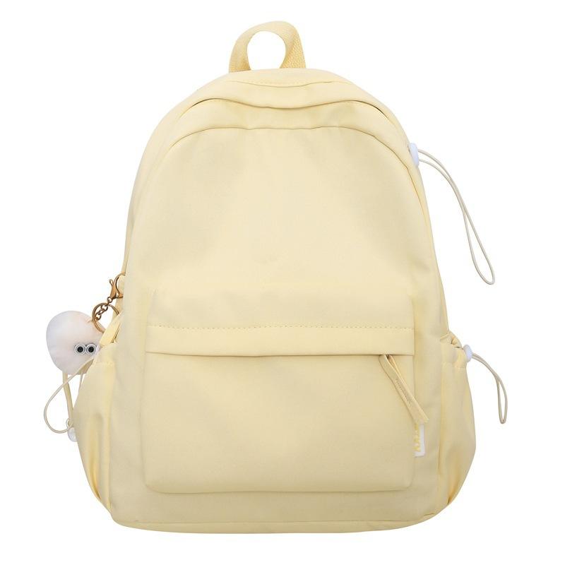 Сплошной цвет рюкзак женский кампус младших классов средней школы школьный ранец