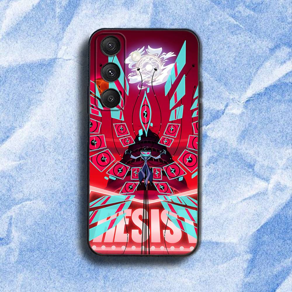 H-Hazbin Hotel V-Vox COOL Phone Case For Samsung S22,S24,S20,S25,S23,S30,S21,Ultra,Plus,Fe,Lite 4G,5G Black Soft Cover