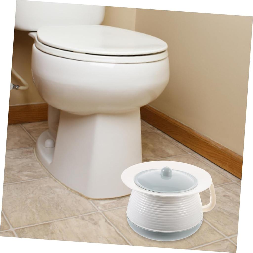 Homoyoyo Ночной горшок для взрослых и женщин с крышкой - Портативный горшок для мочи и ведро для мочи с ручкой - Идеально подходит для чрезвычайных ситуаций, кемпинга и использования у кровати