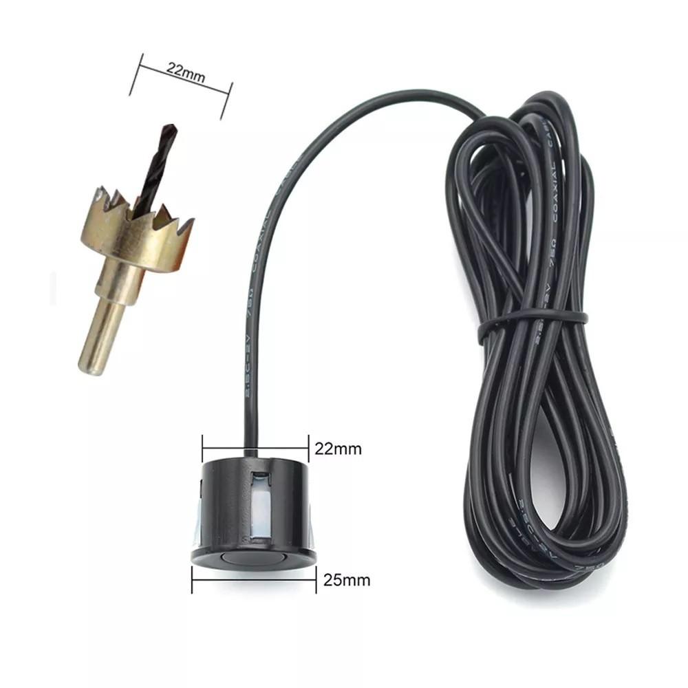 4 Parking Sensors, Buzzer, Central Unit Blue Set, 12V Off-Road