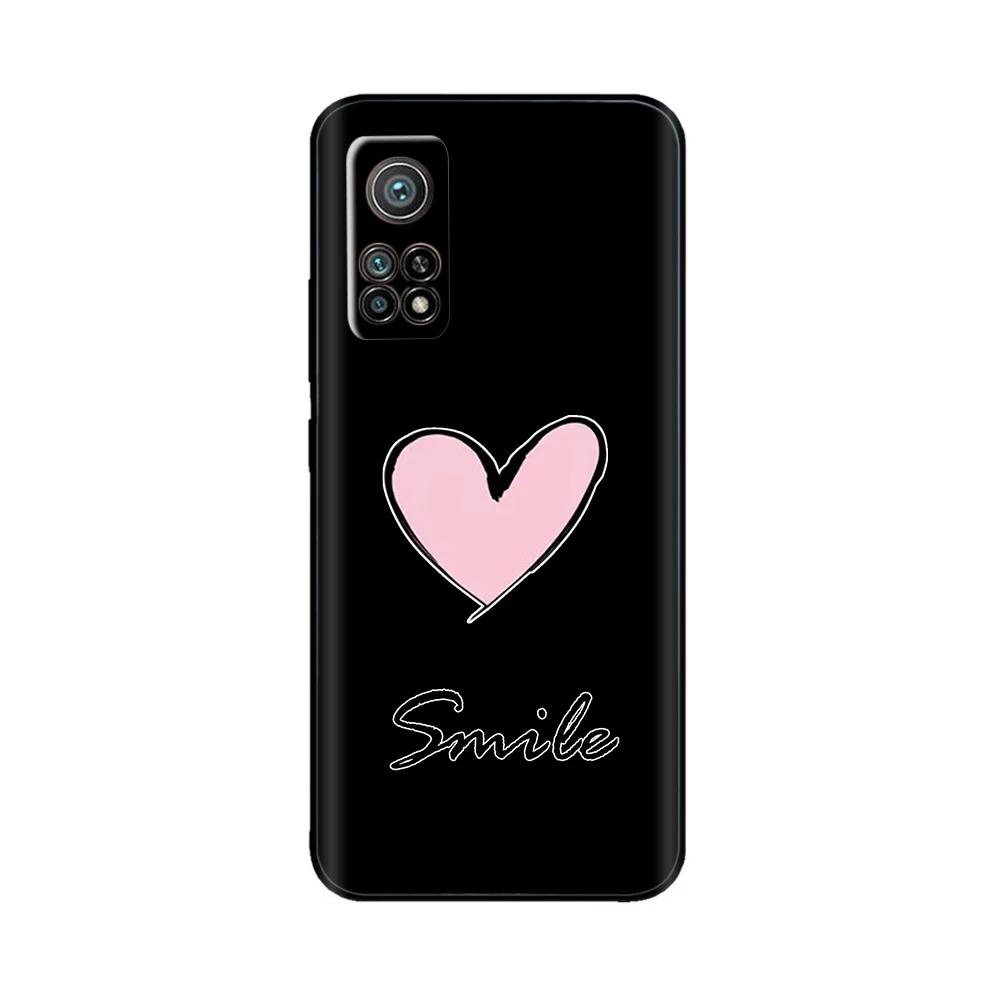 Чехол для телефона для Xiaomi Mi 10T Чехол Бабочка Сердце Мягкие Чехлы из Жидкого Силикона для Xiaomi Mi 10T Pro Mi10T Чехол для Xiaomi 10T Pro