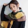 Warm Luxury Brand Autumn Winter Shawl Scarf Korean Style Scarf Warm Shawl Wrap Women Plaid Scarf