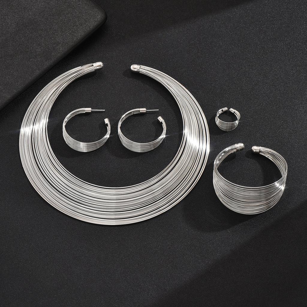 Комплект из многослойного воротника Exaggerated Loop Coil