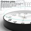 Wall Clock Quartz Movement Clear Display Large 3D Numbers Silent Operation Battery-Powered Non-Ticking Clock