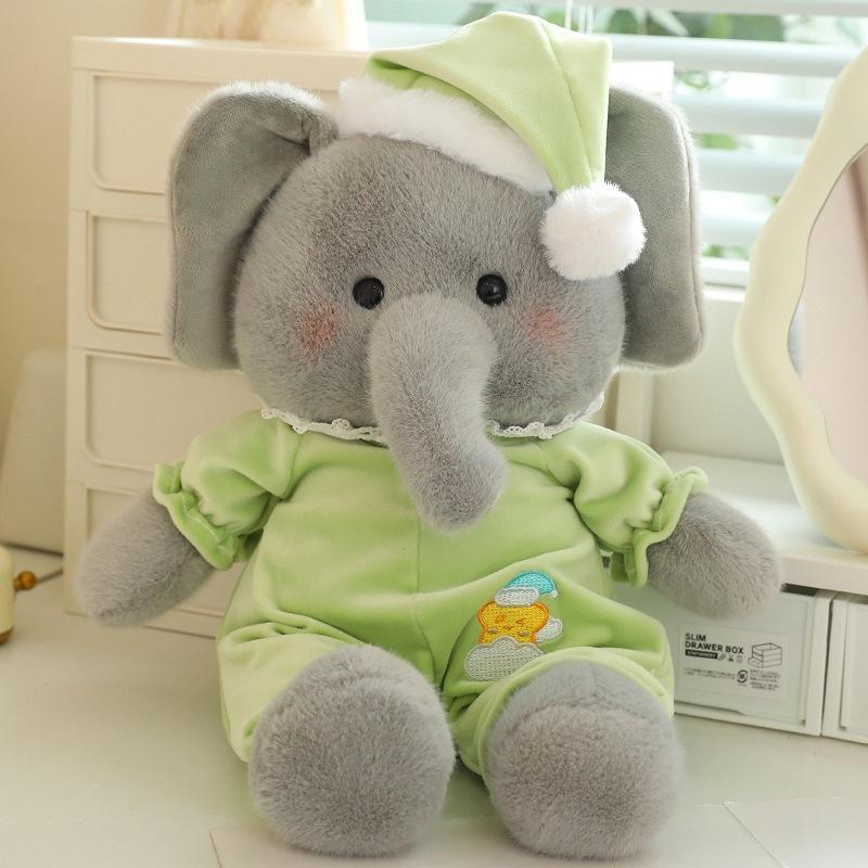 Пижамная кукла-кролик, милая кукла-медведь, розовая тряпичная кукла-свинка, подушка для сна для мальчика и девочки, плюшевая игрушка