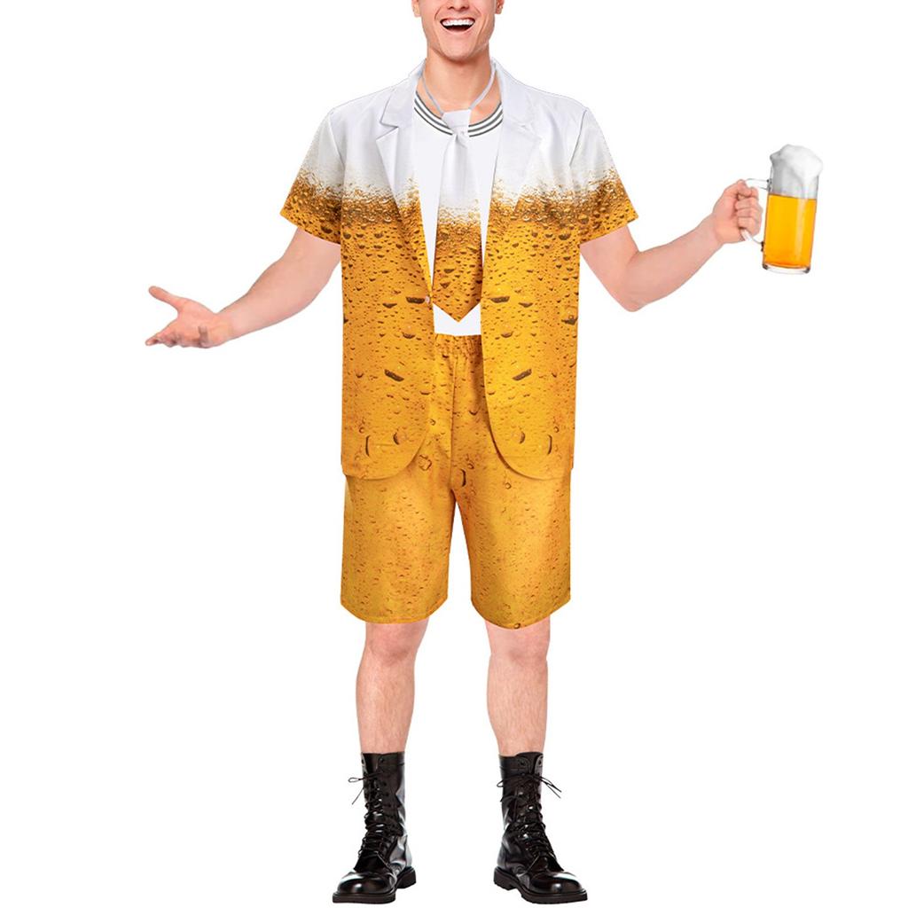 Костюмы для выступлений на Октоберфесте, костюмы для косплея на пивной карнавал, мужской костюм, комплект брюк