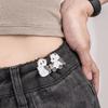 10Pairs Animal Jeans Waist Extenders Waist Buckles Set No Sewing Waist Extenders Button for Jeans to Make Tighter