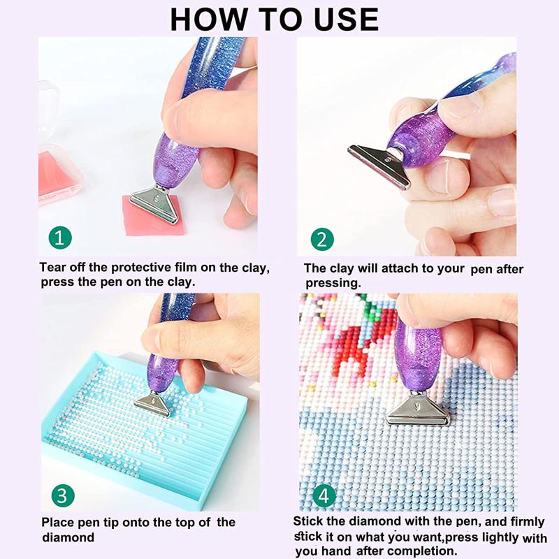 Металлические наконечники Diy, наборы ручек для алмазной живописи, удобная ручка, аксессуары для алмазной живописи, инструменты для Diy