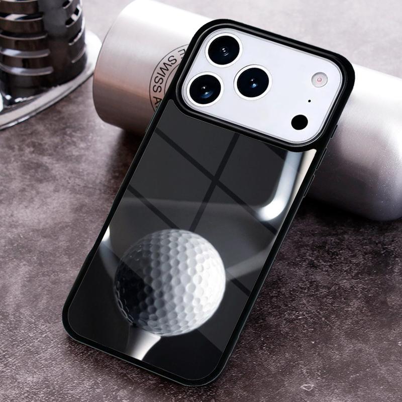 Чехол для телефона со спортивным мячом для гольфа для iPhone 17,16e,15,14,13,12,11,Mini,Pro,MAX мягкий силиконовый чехол