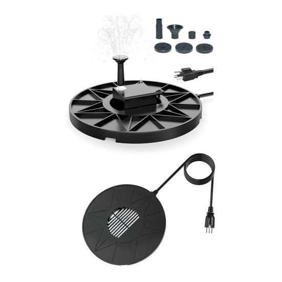 70 Вт Нагреватель для ванн для птиц, размораживатель для мелководных прудов, термостатически управляемый зимний уличный водонагреватель для перил балконов, ванн для птиц