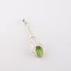 Peridot Gemstone 925 Sterling Silver Jewelry Handmade Pendant 1.79" Women Gift PP-60-14