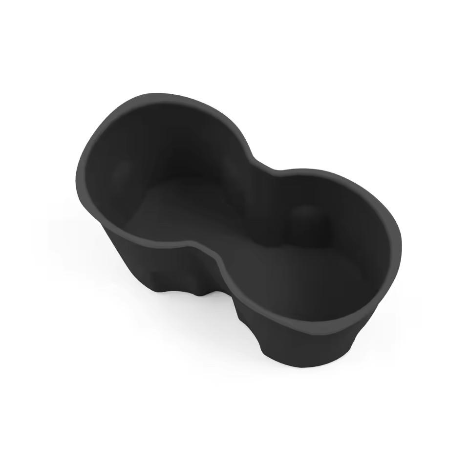 For BYD Yuan Pro 2025 2025 Silicone Water Cup Holder Central Control Drinks Storage Tray Car Interior Accessories Black