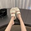 Women's Shoes · Cloud Bubbles Summer Sheepskin Double Belt Bread Casual Thick Sole Heightening Slippers Women's Sandals