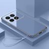 Чехол для Xiaomi Redmi K70e Чехол для телефона Xiaomi Poco X6 Pro Прямой край гальваническое покрытие Ударопрочный силиконовый задний мягкий чехол