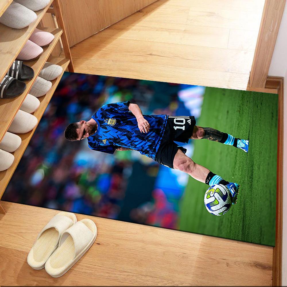 Messi 518 Carpet Perfect for Kitchen Dining Room Bedrooms Entryway Anti-slip Rug Anime Office Decor Perfect Birthday/Christmas Gift Idea