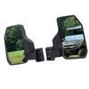 UTV Side Mirror Foldable Adjustable Clear Visibility Stable Structure Rear View Mirror Replacement for Polaris RZR XP