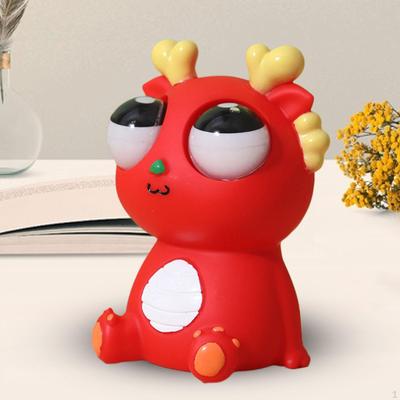 Мультяшная игрушка-дракон с большими глазами, нерушимое поднятое животное для мальчиков и девочек