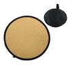 60cm 23.6in 2 In 1 Photography Lighting Reflector Portable Collapsible Photo Studio Reflector
