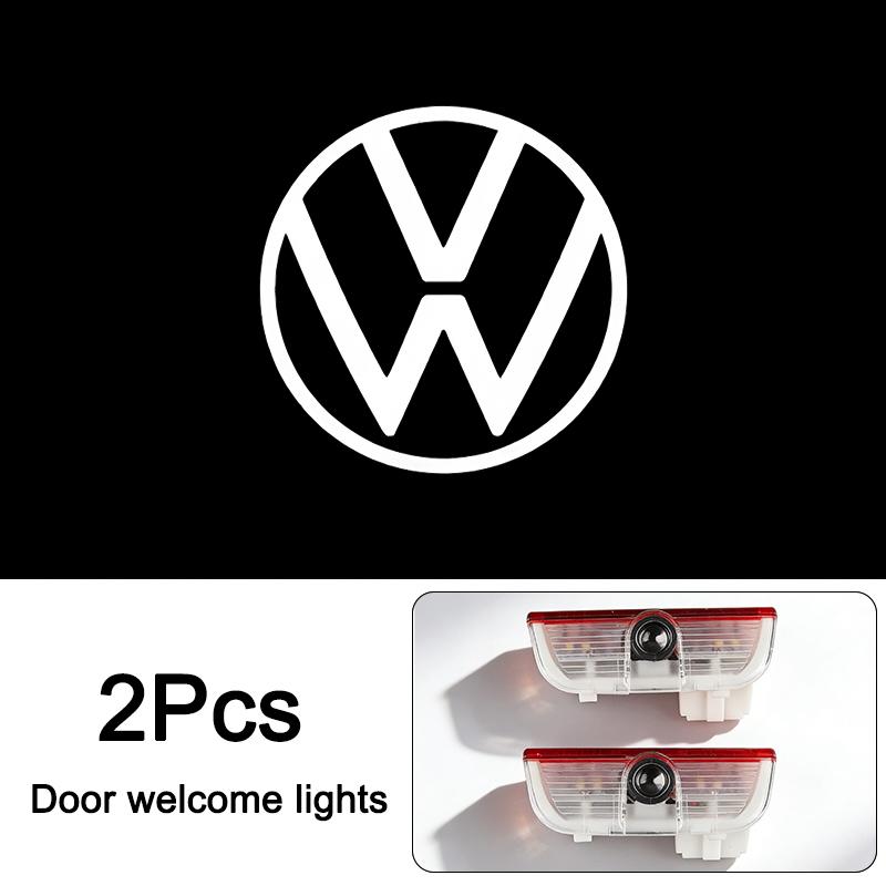 Car Door Welcome Light Car Open Door Projection Lamp For Volkswagen VW Polo Golf T5 Caddy T4 Touran GTI Passat Scirocco Tiguan