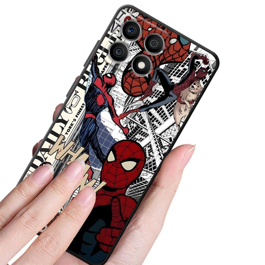 Чехол для Honor X6 X5b Magic5Lite X8 90 X7 X9a 8X 200 400 Lite 70 Funda Чехол для телефона Marvel Ретро Человек-паук