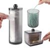 1/3 Pcs Acrylic Qtip Holder with Lid Clear Cotton Pad Holder Bathroom Makeup Organizers Containers Storage Box for Cotton Ball