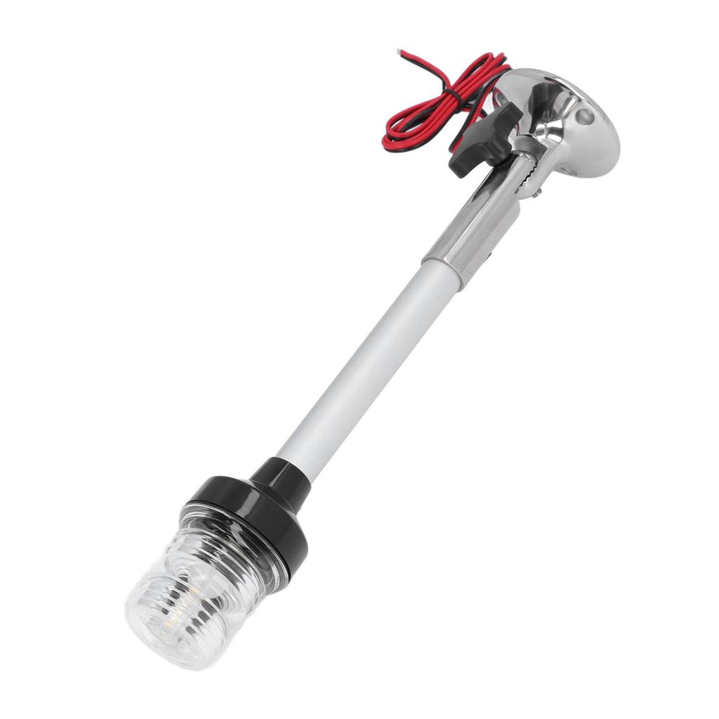 12 из 12?24 В постоянного тока светодиодный складной кормовой фонарь для лодки, видимость 2 морских мили, водонепроницаемость IP66, навигационный якорь