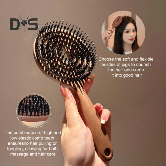 1/2 шт. вентилируемая массажная щетка для кожи головы эргономичная ручка антистатическая тонкая густая вьющаяся длинная расческа для мужчин и женщин укладка волос распутывание расческа