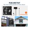 Shutter Exhaust Fan Shop Exhaust Fan 406 mm Remote Control Wall-mount EC
