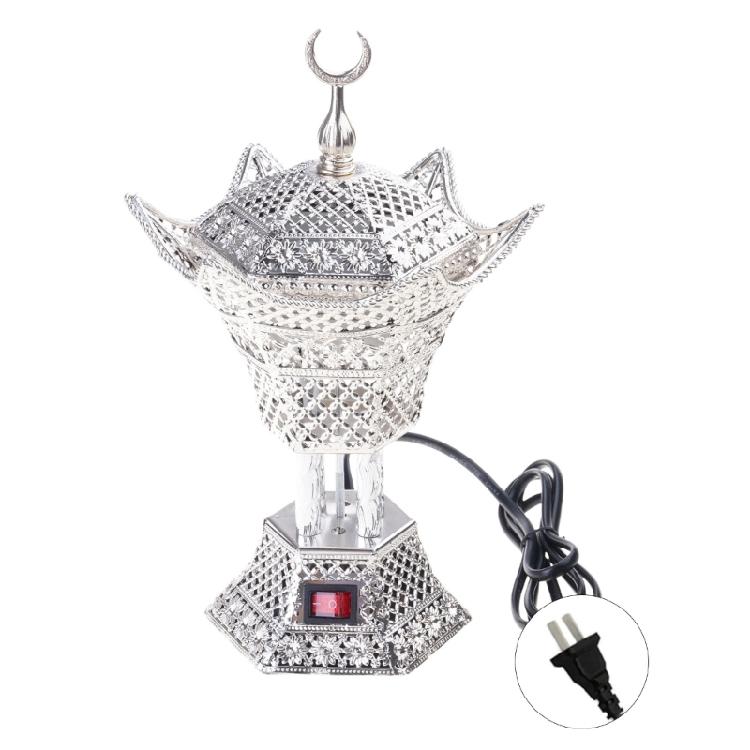 Элегантные Арабские Электрические Благовонницы Золотое Покрытие Улучшает Атмосферу Дома Высокие Температуры