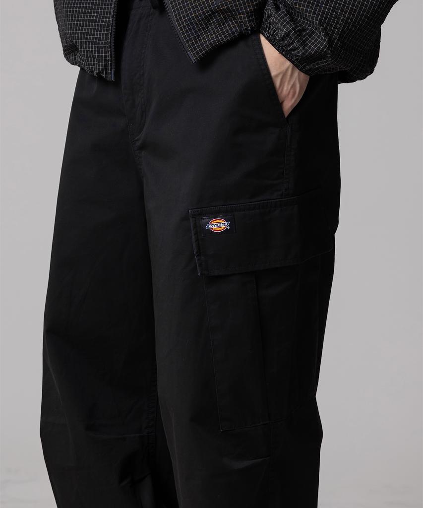 Dickies Стирка Свободный крой Твил Брюки-карго Черный