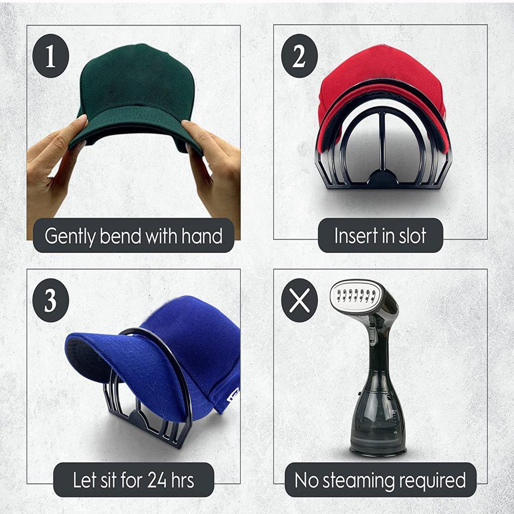 Upgraded Hat Brim Adjuster Convenient Cap Edge Curve Bending Tool Hat Brims Shaping Holder Stylish Cap Curving Band