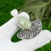 Natural Aquamarine Gemstone Pendant 925 Sterling Silver Indian Jewelry For Women
