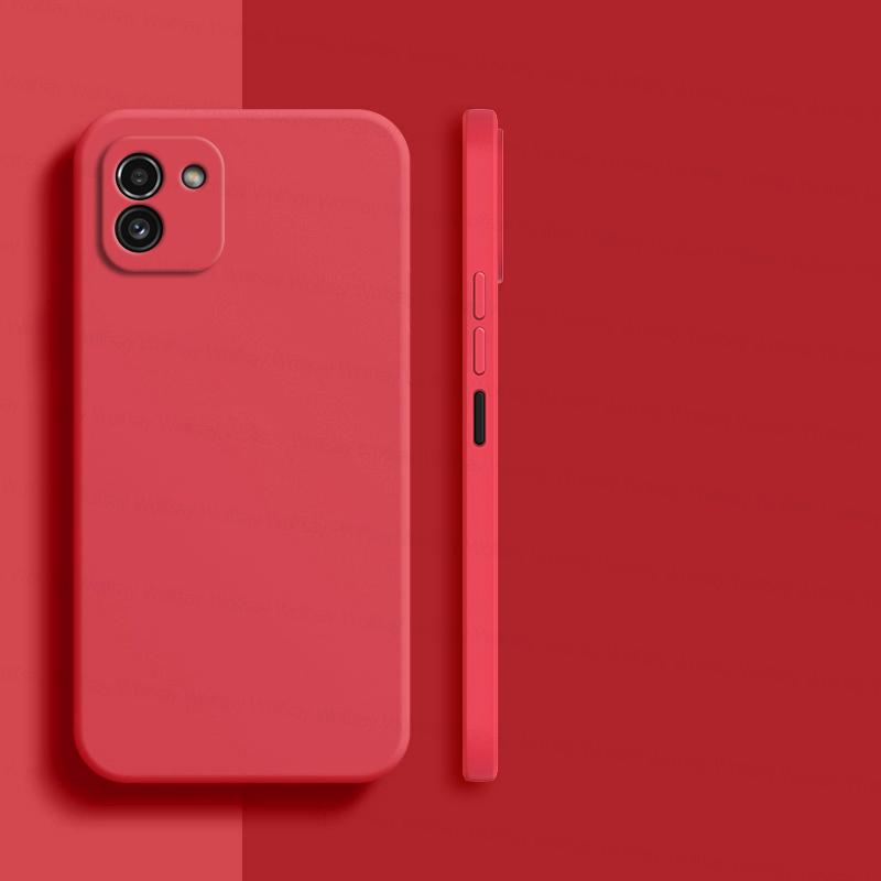 Для Samsung Galaxy A03 Чехол для Samsung Galaxy A03S A12 A13 A33 A53 A73 A03 Core Cover Жидкий силиконовый чехол TPU для Samsung A03