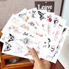 New Butterfly Luminous Tattoo Stickers Waterproof Party Gift Funny Face Stickers