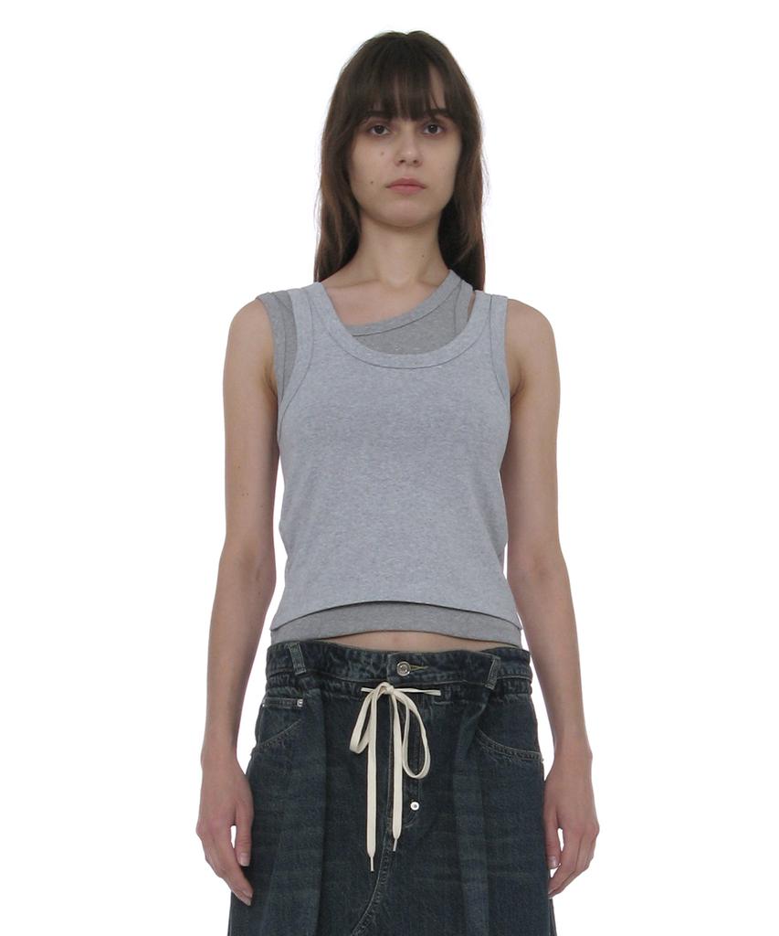 PARTIMENTO WOMEN Overlay Sleeveless_Melange