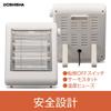 Doshisha Electric Heater, DSZ-601WH, 2-Level Operation (High/Low), Tip-Off Switch, Thermostat, 600W Power Consumption, White