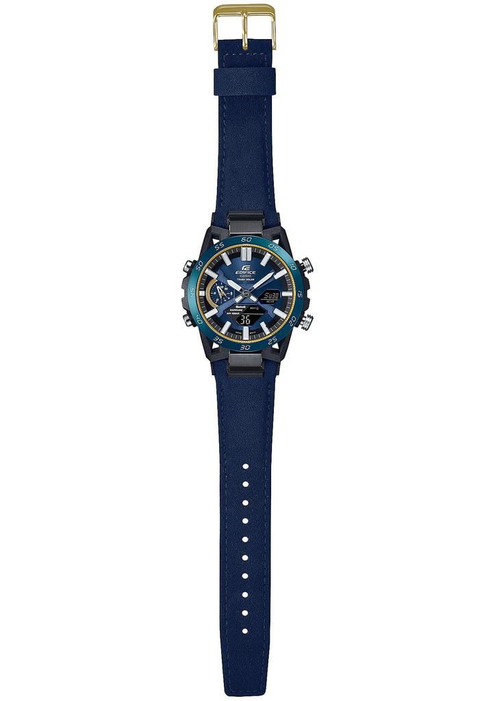 Часы Edifice CASIO WATCH 50TH ANNIVERSARY Модель оснащена Bluetooth Tough Solar Navy [Casio] [] ECB-2000SS-2AJR Мужские