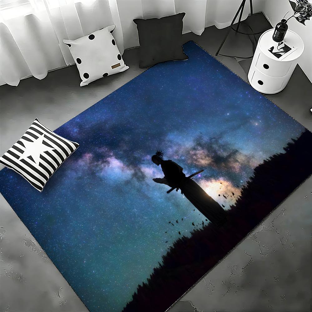 Classical Anime V-Vagabond Floor Mat Bedroom Living Room Flannel Door Mat Non-Slip Home Decor